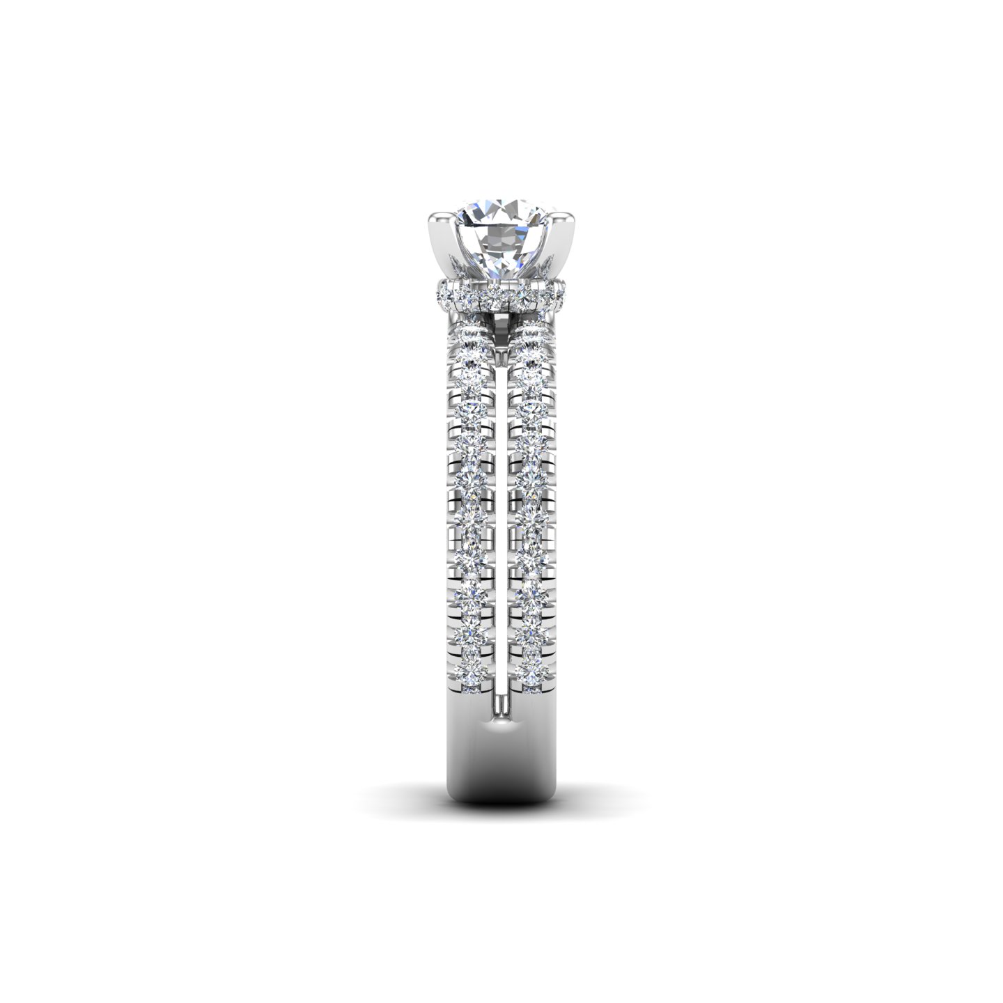 Cassidy Hidden halo Engagement Ring